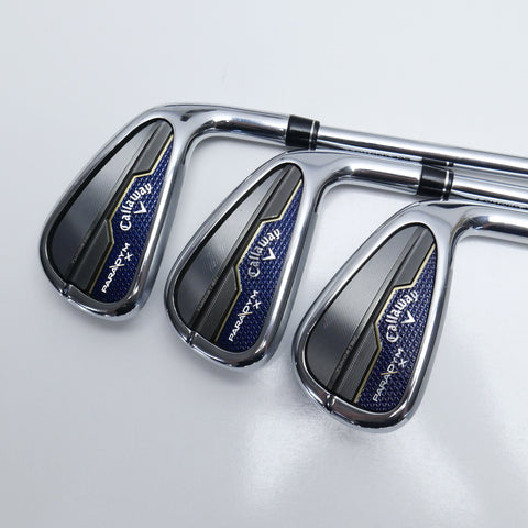 Used Callaway Paradym X Iron Set / 6 - PW + AW / Regular Flex