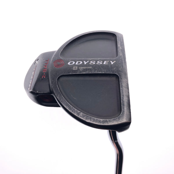 Used Odyssey Metal X 2-Ball Putter / 34.0 Inches - Replay Golf 