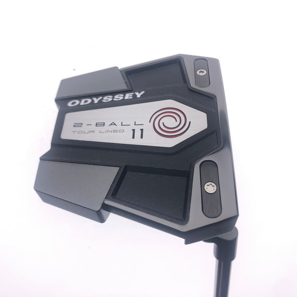 Used Odyssey 2-Ball Eleven Tour Lined CH Putter / 34.0 Inches