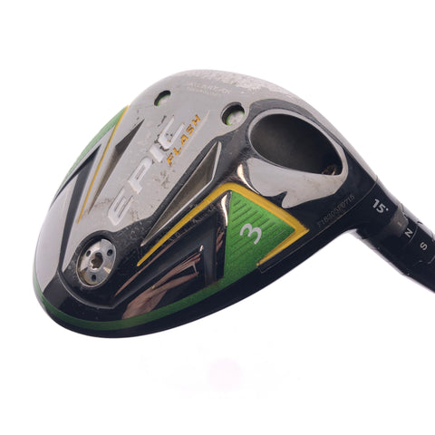 Used Callaway EPIC Flash 3 Fairway Wood / 15 Degrees / A Flex