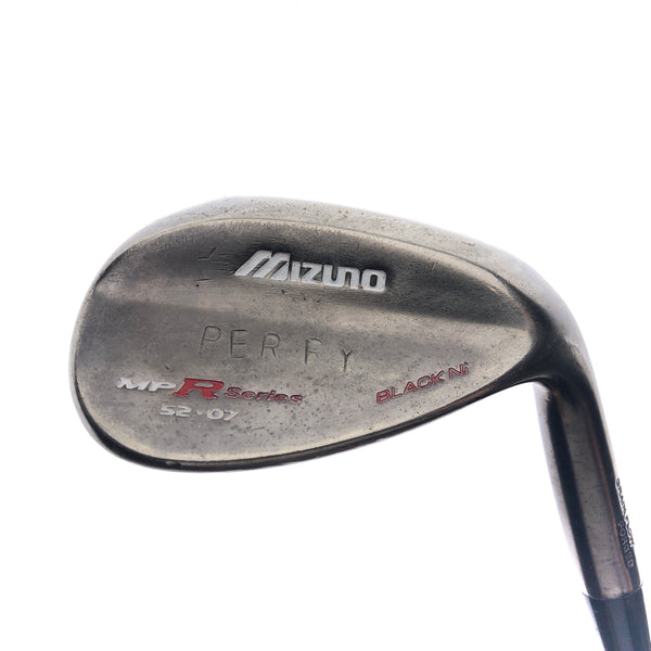 Used Mizuno MP-R Black Nickel Gap Wedge / 52.0 Degrees / Regular Flex