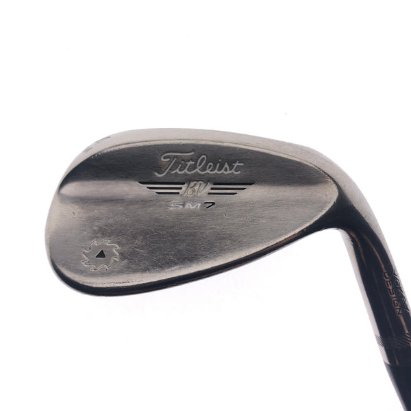 Used Titleist Vokey SM7 Brushed Steel Sand Wedge / 54.0 Degrees / Stiff Flex - Replay Golf 
