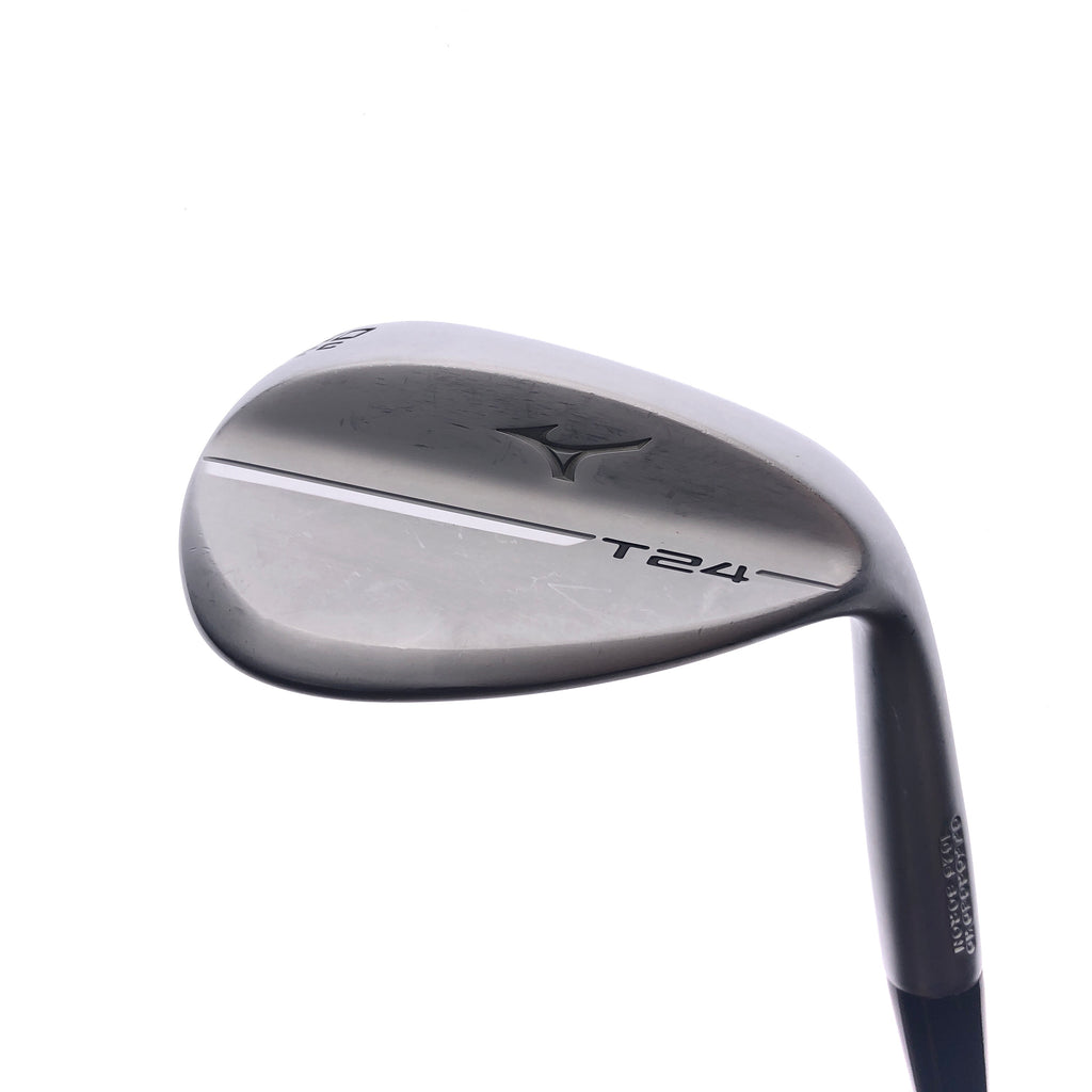 Used Mizuno T24 White Satin Lob Wedge / 60.0 Degrees / Stiff Flex