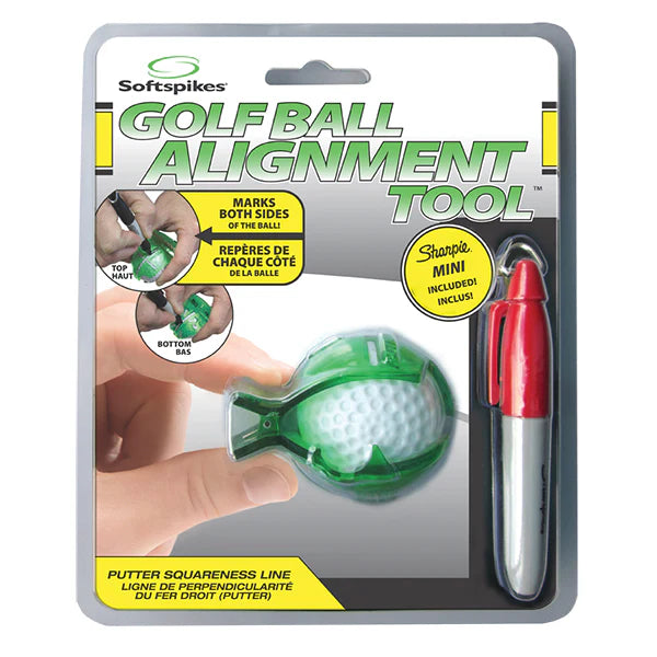 Softspikes Golf Ball Alignment Tool - Replay Golf 