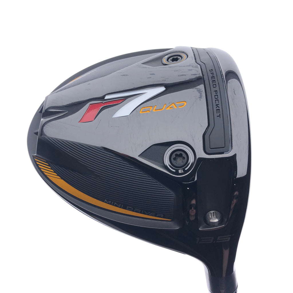 Used TaylorMade R7 Quad Mini Driver / 13.5 Degrees / Stiff Flex