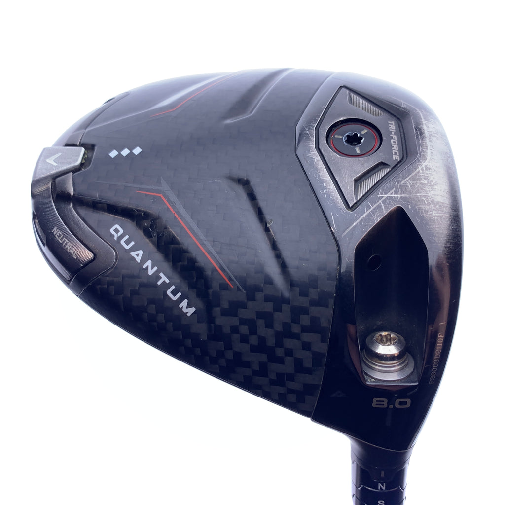 Used Callaway Quantum Triple Diamond Driver / 8.0 Degrees / Stiff Flex
