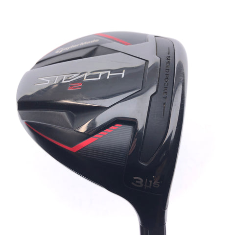 Used TaylorMade Stealth 2 3 Fairway Wood / 15 Degrees / Stiff Flex