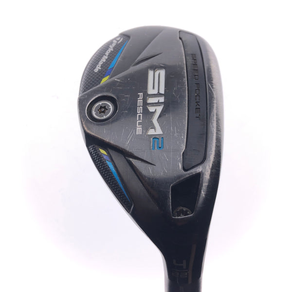 Used TaylorMade Sim2 Rescue 4 Hybrid / 22 Degrees / Stiff Flex