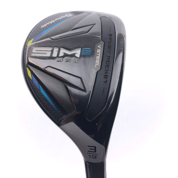 Used TaylorMade Sim2 Max Rescue 3 Hybrid / 19 Degrees / Regular Flex