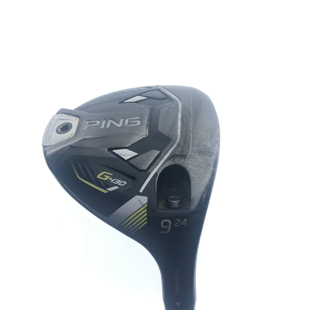 Used Ping G430 Max 9 Fairway Wood / 24.0 Degrees / Senior Flex
