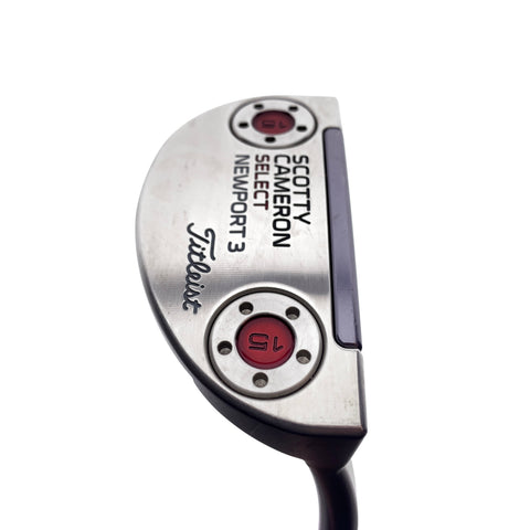 Used Scotty Cameron Select Newport 3 Putter / 34.0 Inches