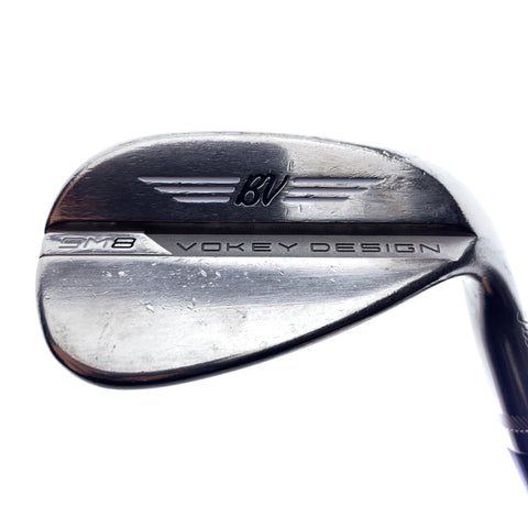 Used Titleist Vokey SM8 Brushed Steel Gap Wedge / 52.0 Degrees / Wedge Flex
