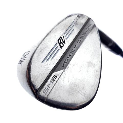 Used Titleist Vokey SM8 Brushed Steel Gap Wedge / 52.0 Degrees / Wedge Flex