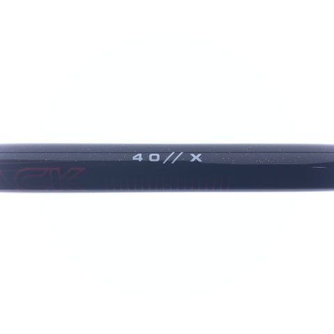 Used KBS TG Black 40 X Driver Shaft / X-Stiff Flex / TaylorMade Gen 2 Adapter