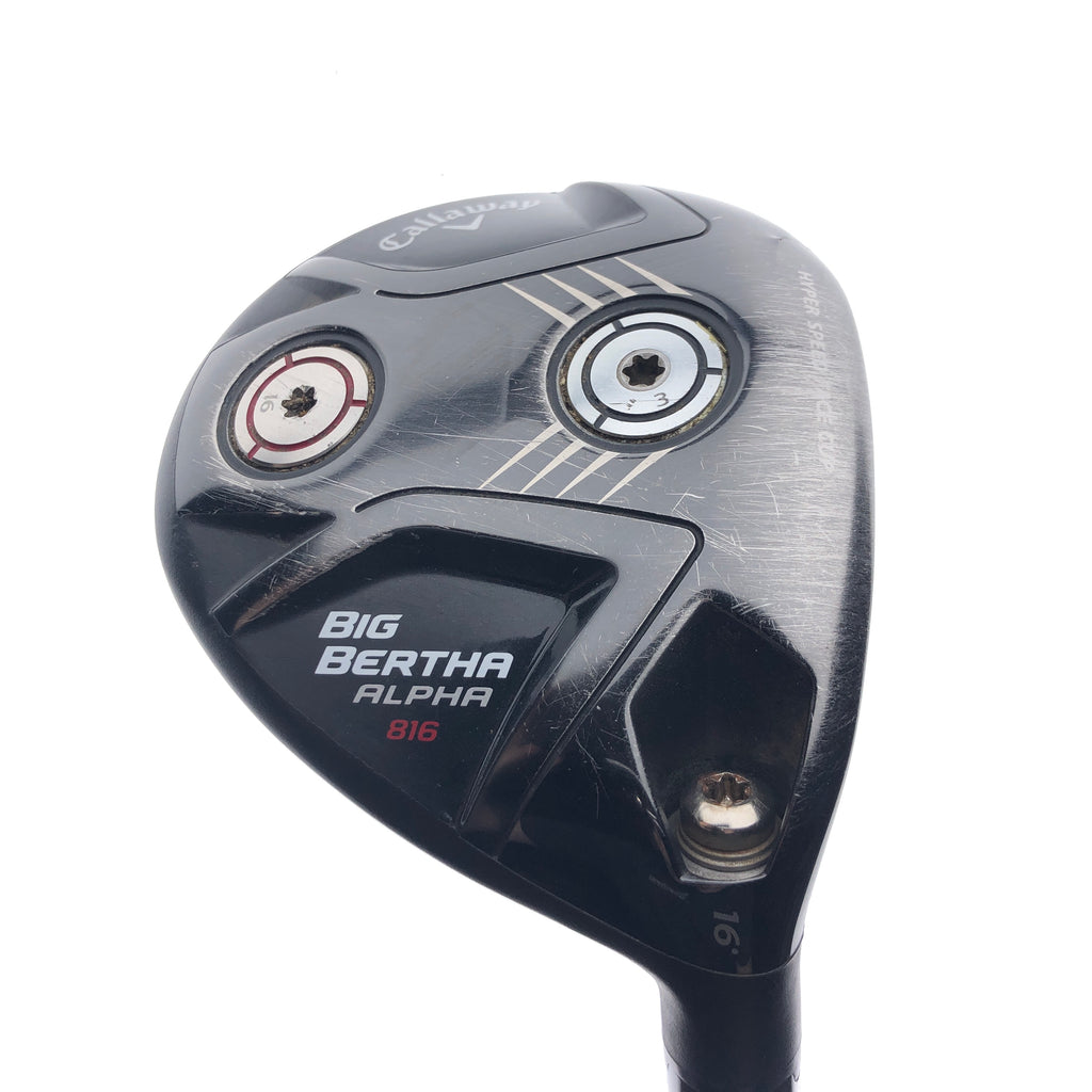 Used Callaway Big Bertha Alpha 816 3 Fairway Wood / 16.0 Degrees / Stiff Flex