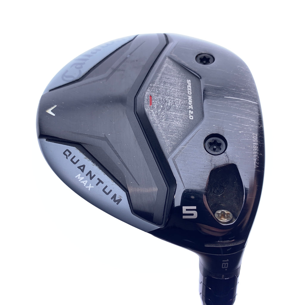 Used Callaway Quantum Max 5 Fairway Wood / 18.0 Degrees / Soft Regular Flex
