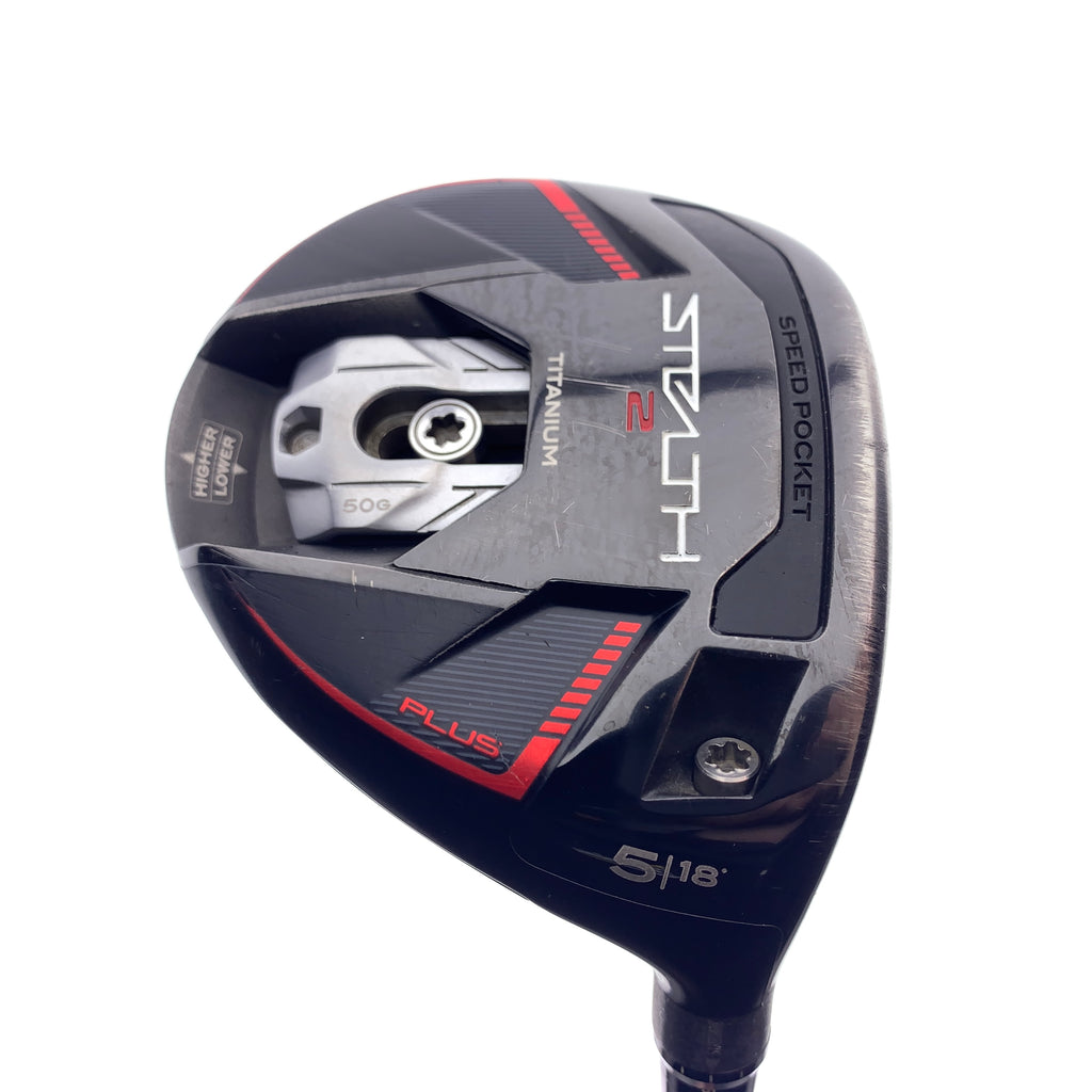 Used TaylorMade Stealth 2 Plus 5 Fairway Wood / 18.0 Degrees / X-Stiff Flex