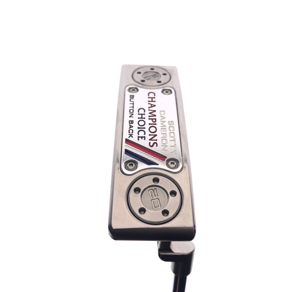 Used Scotty Cameron Champions Choice Button Back Newport 2+ Putter / 33.0 Inches