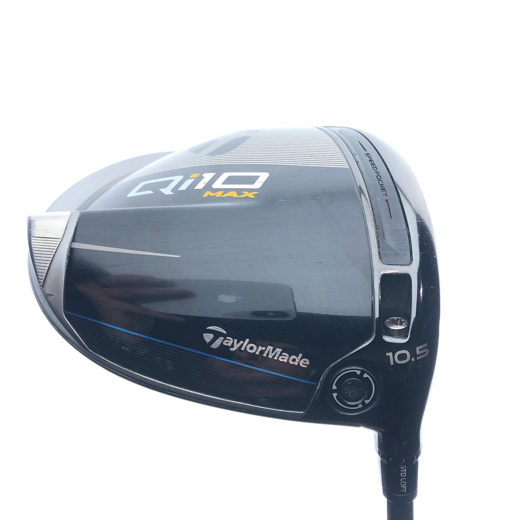 Used TaylorMade Qi10 Max Driver / 10.5 Degrees / Stiff Flex