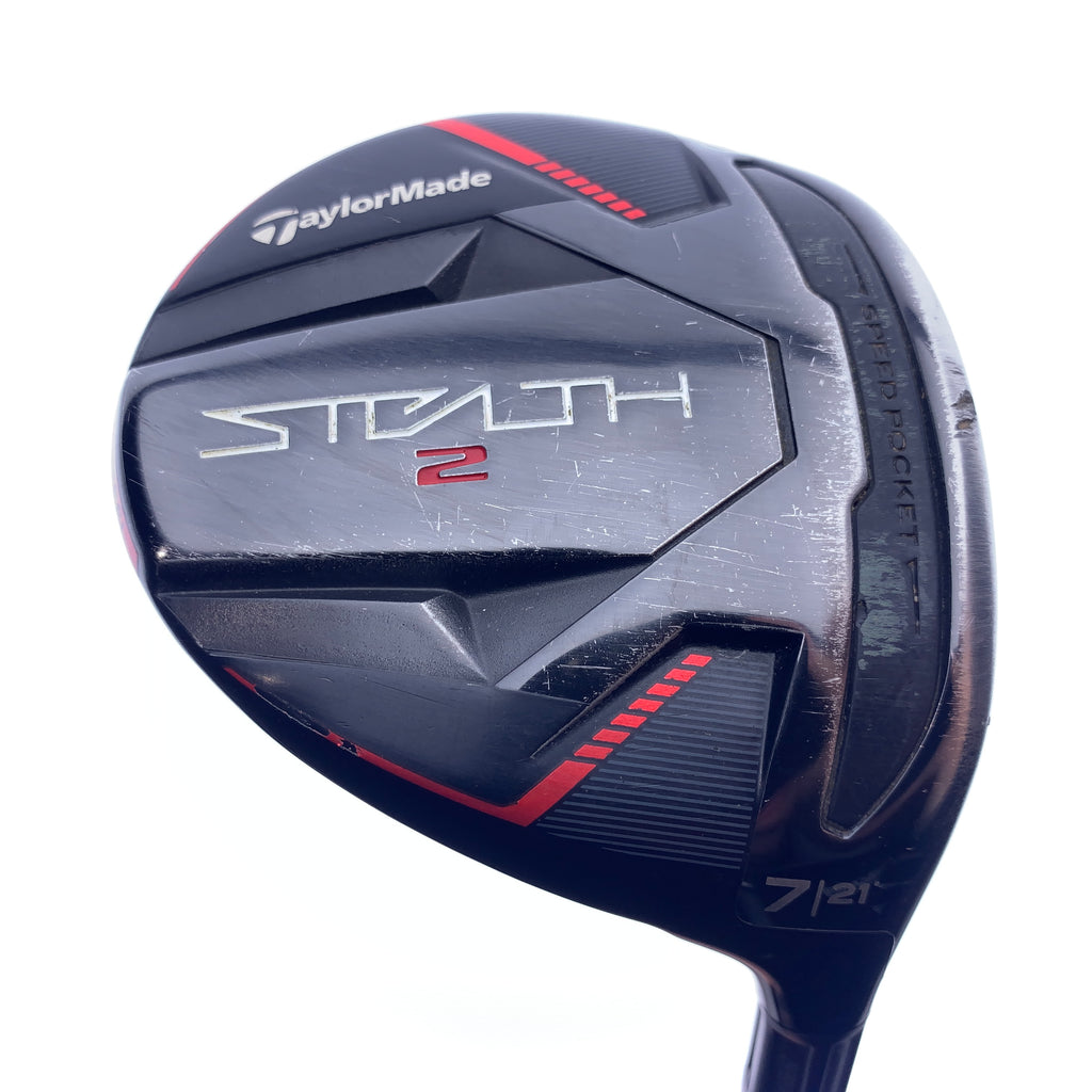 Used TaylorMade Stealth 2 7 Fairway Wood / 21.0 Degrees / Regular Flex