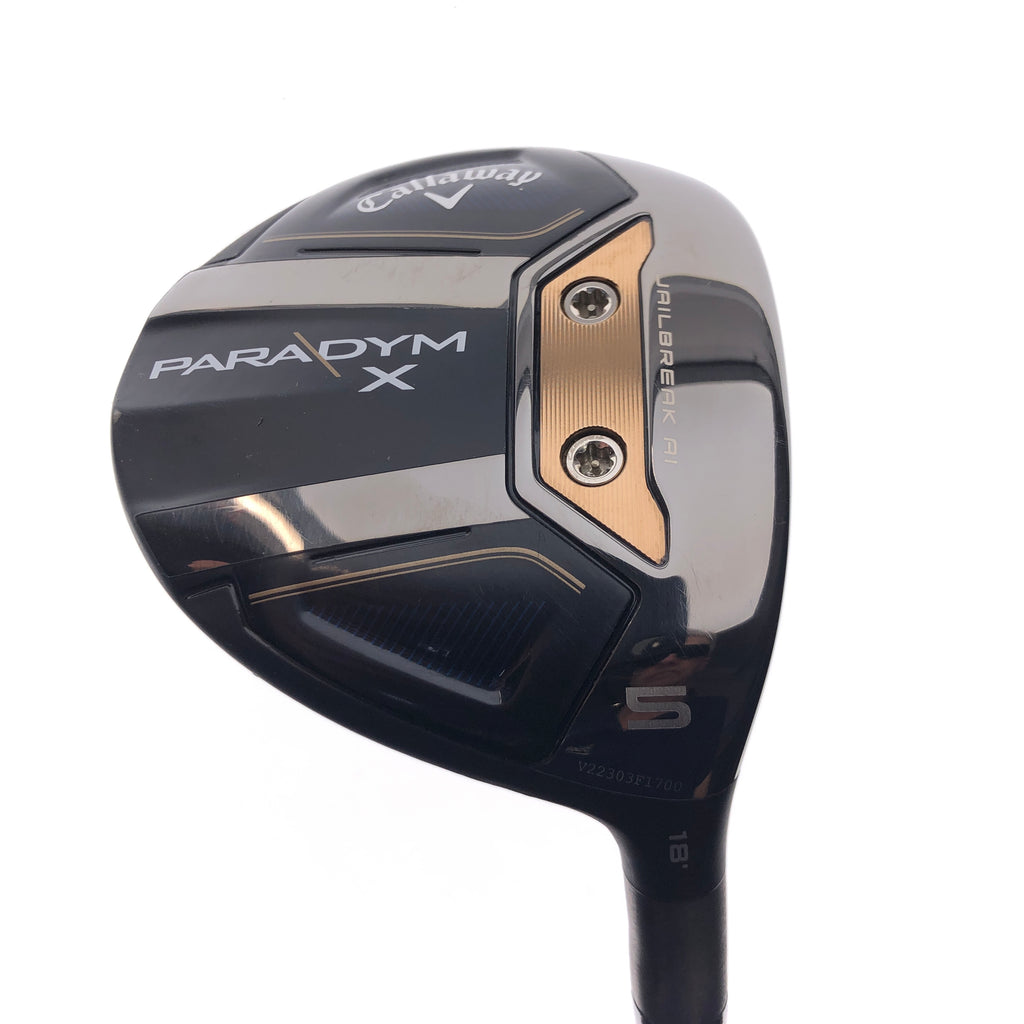 Used Callaway Paradym X 5 Fairway Wood / 18 Degrees / A Flex