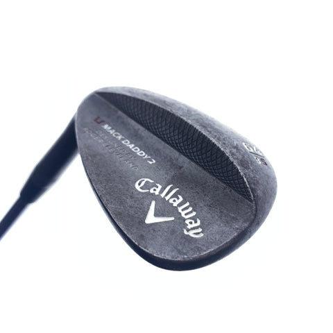 Used Callaway Mack Daddy 2 Slate Lob Wedge / 64.0 Degrees / Wedge Flex / Left-H