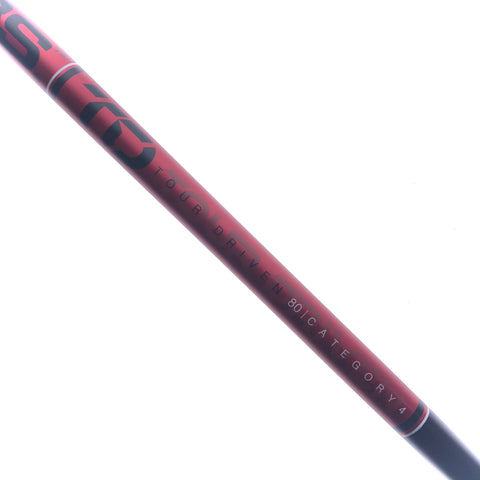 Used KBS TD 80 Category 4 X PVD Driver Shaft / Stiff Flex / Titleist Gen 2 Driv