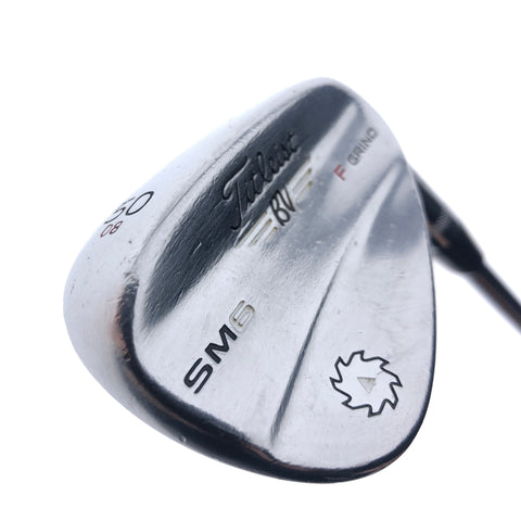 Used Titleist Vokey SM6 Tour Chrome Gap Wedge / 50.0 Degrees / Wedge Flex