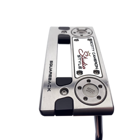 Used Scotty Cameron Studio Style Squareback 2025 Putter / 34.0 Inches