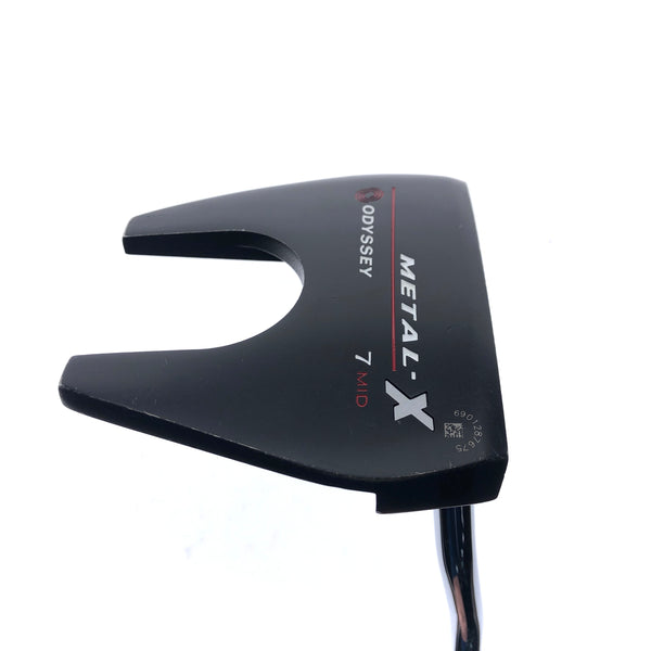 Used Odyssey Metal X 7 Mid Putter / 34.0 Inches