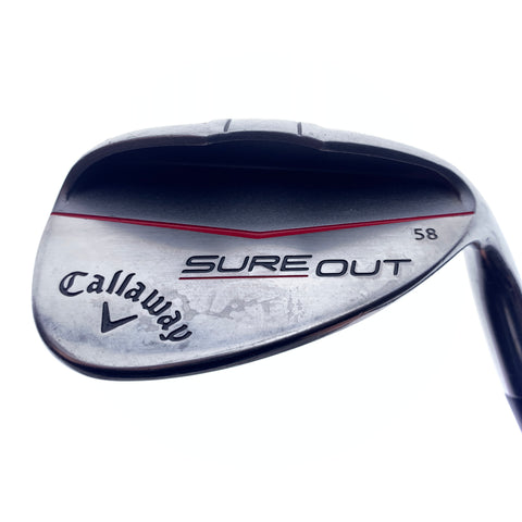 Used Callaway Sure Out Lob Wedge / 58.0 Degrees / Wedge Flex