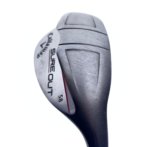 Used Callaway Sure Out Lob Wedge / 58.0 Degrees / Wedge Flex