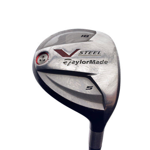 Used TaylorMade V Steel 5 Fairway Wood / 18.0 Degrees / Regular Flex