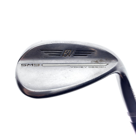 Used Titleist SM9 Tour Chrome Sand Wedge / 54.0 Degrees / Wedge Flex