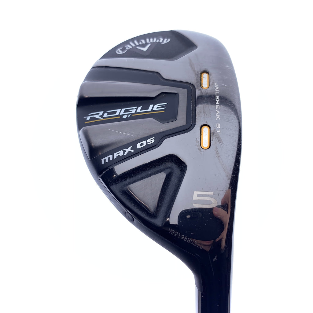 Used Callaway Rogue ST MAX OS 5 Hybrid / 24.0 Degrees / Stiff Flex