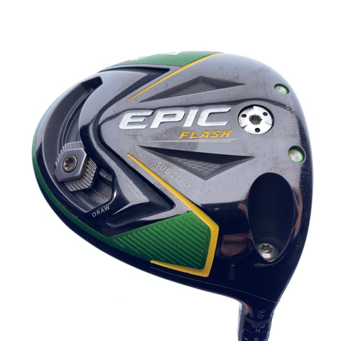 Used Callaway EPIC Flash Sub Zero Driver / 9.0 Degrees / Stiff Flex