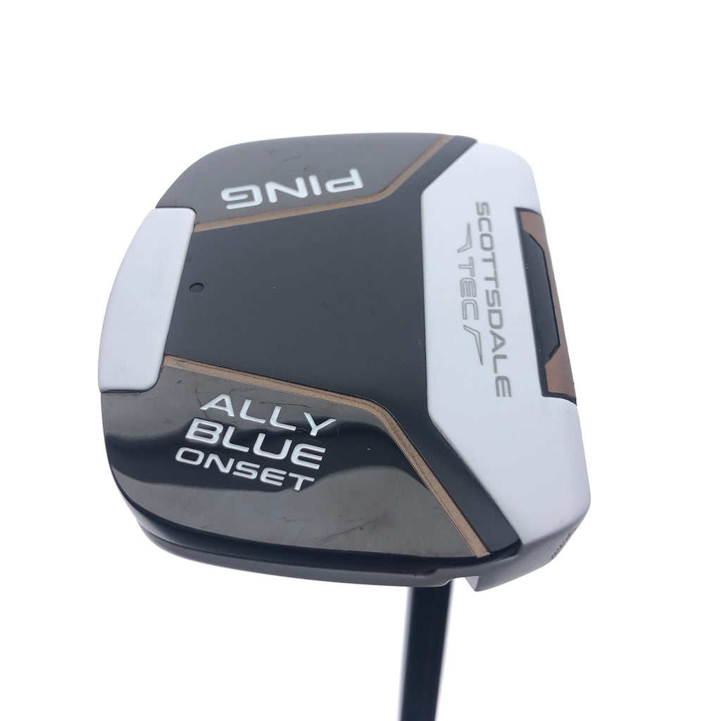 Used Ping Scottsdale Tec Ally Blue Onset Putter / 34.00 Inches