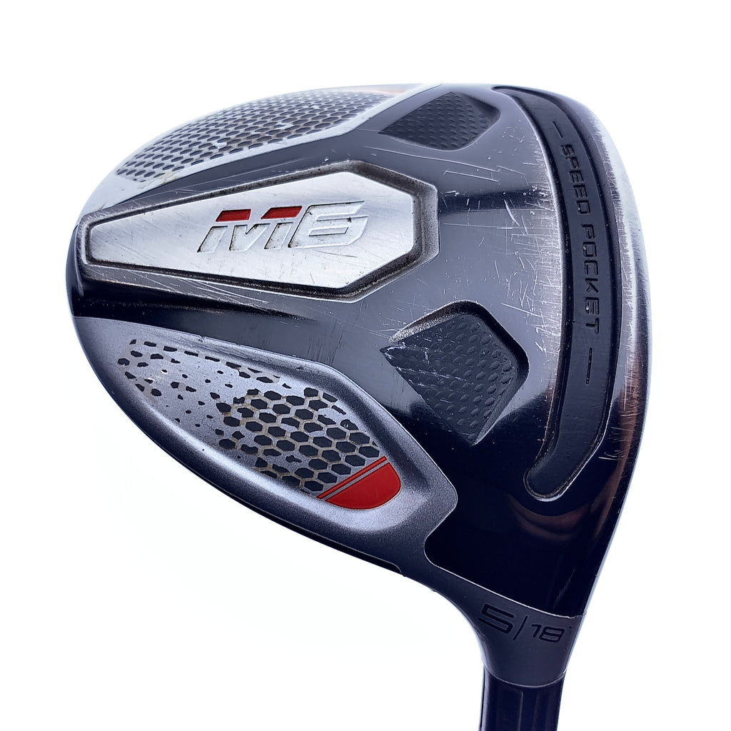 Used TaylorMade M6 5 Fairway Wood / 18.0 Degrees / Regular Flex