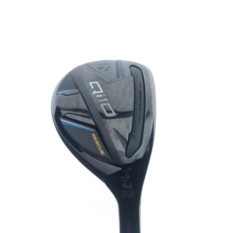 Used TaylorMade Qi10 4 Hybrid / 22.0 Degrees / Stiff Flex