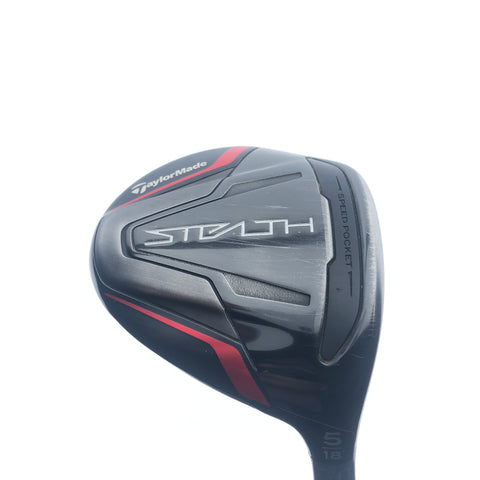 Used TaylorMade Stealth 5 Fairway Wood / 18.0 Degrees / Regular Flex