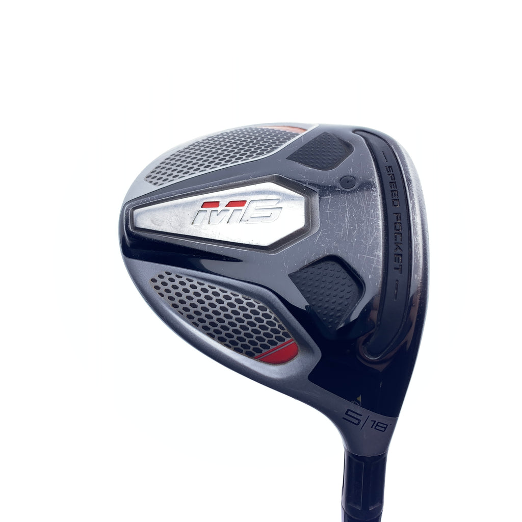 Used TaylorMade M6 5 Fairway Wood / 18.0 Degrees / TX Flex