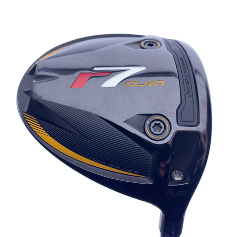 Used TaylorMade R7 Quad Mini Driver / 11.5 Degrees / Stiff Flex