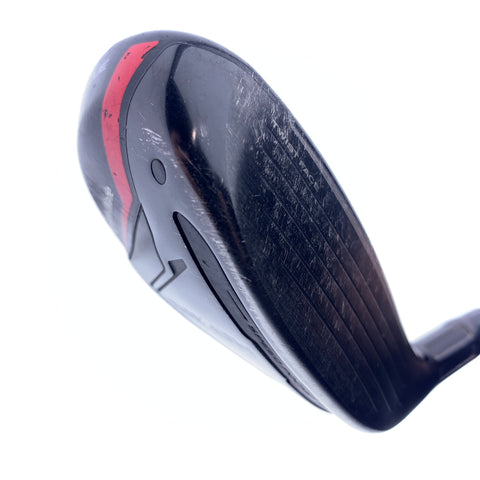 Used TaylorMade Stealth Rescue 4 Hybrid / 22.0 Degrees / Stiff Flex