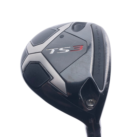 Used Titleist TS3 3 Fairway Wood / 15.0 Degrees / Stiff Flex