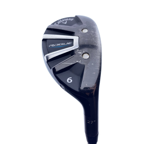 Used Callaway Rogue 6 Hybrid / 27.0 Degrees / Regular Flex