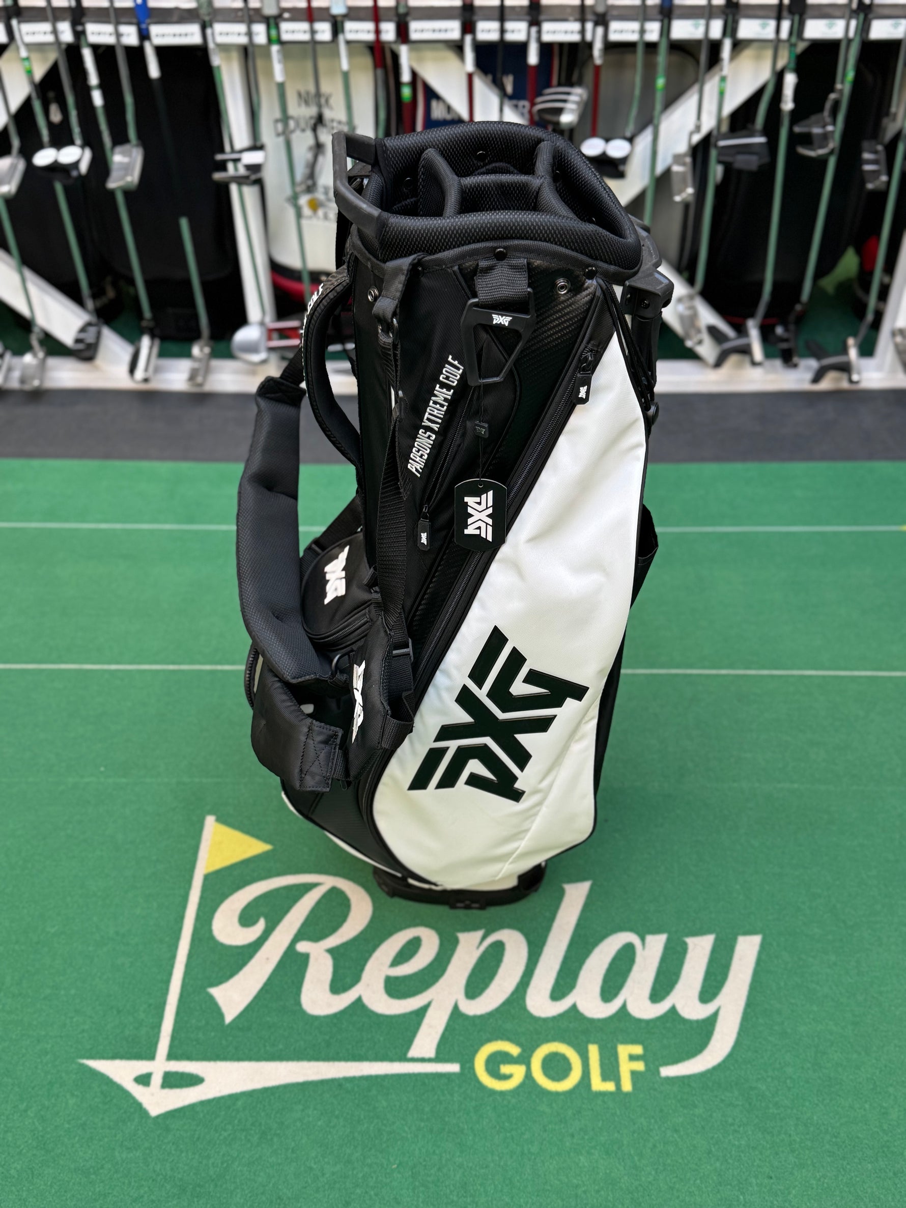 NEW PXG 2020 Carry Black/White Bag - Replay Golf 