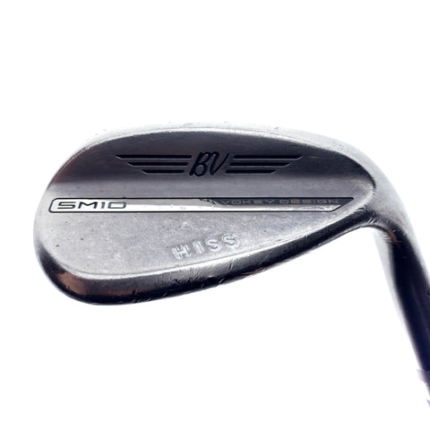 Used Titleist Vokey SM10 Nickel Lob Wedge / 58.0 Degrees / Wedge Flex