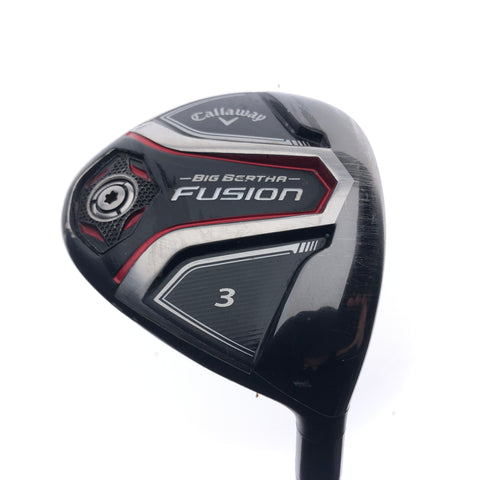 Used Callaway Big Bertha Fusion 2016 3 Fairway Wood / 15 Degrees / Regular Flex