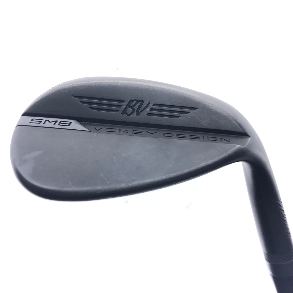 Used Titleist Vokey SM8 Jet Black Sand Wedge / 56.0 Degrees / Wedge Flex