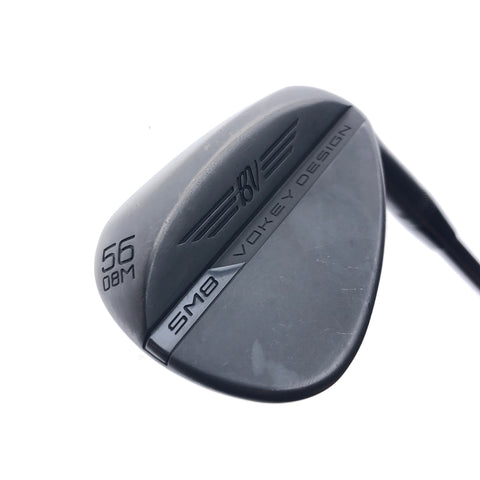 Used Titleist Vokey SM8 Jet Black Sand Wedge / 56.0 Degrees / Wedge Flex